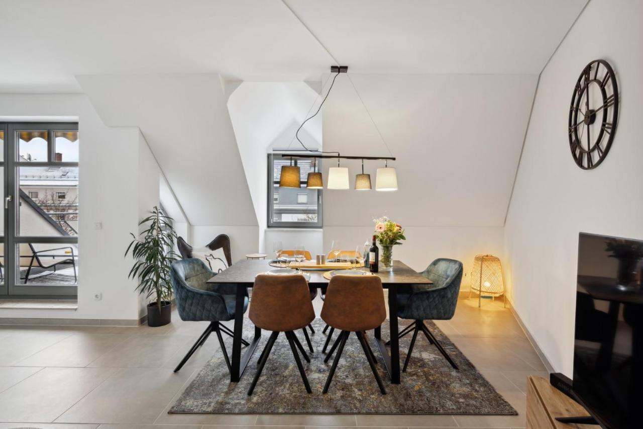 Smooth Living Apartments Augsburg Lechhausen - Free Parking Esterno foto